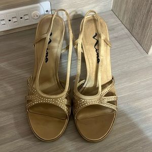 Nina Gold High Heels